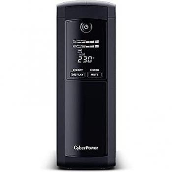 CyberPower ValuePRO Line Intera. 1200 VA/720 W, 5 enchufes Schuko VP1200ELCD