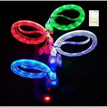 Vicloon Cable de Datos LED Cable de Carga LED para Apple iPhone 6/6 Plus/iPhone 5/5S/5C