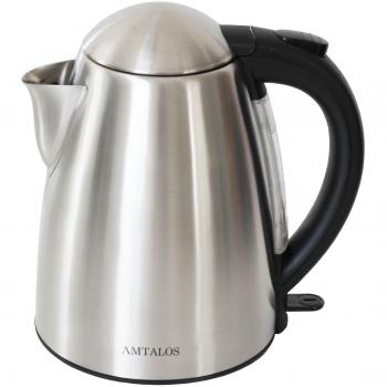 AMTALOS-ERG709-Hervidor de agua de 1,7 litros de capacidad, potencia de 1800W, libre de BPA y material de acero inoxidable pulido de grado 304 apto para uso alimentario y sistema de protección contra la ebullición en seco. Diseño exclusivo.