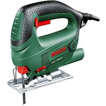 Bosch PST 700 E - Sierra de Calar Eléctrica Compacta con Maletín, Hoja de Sierra Incluida, Potencia de 500 W, Velocidad de 500-3100 cpm, Peso 1.7 Kg