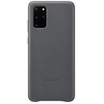 Funda Samsung EF-VG985LJ en piel para Galaxy S20 Plus Gris