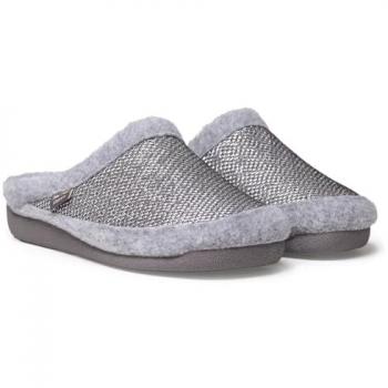 Zapatillas de casa cerradas de mujer Moly-S en fieltro color plomo - Toni Pons