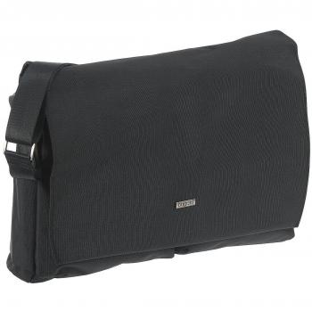 Portadocumentos unisex Bugatti Contratempo negro con solapa