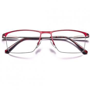 Etnia Barcelona Robert RDGM Men's Eyeglasses Red Size 55 - Frame Only with Blue Light Block Available