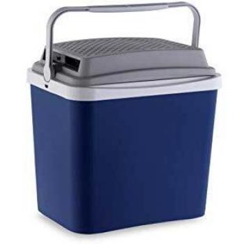 Campos 75288 Nevera termoeléctrica 24L. 12V/230 FRÍO/Calor, Azul y Gris