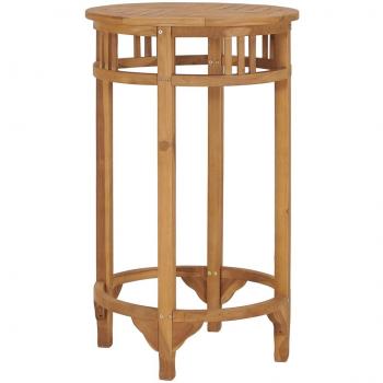 vidaXL Bar Table - 60 cm Solid Teak Wood