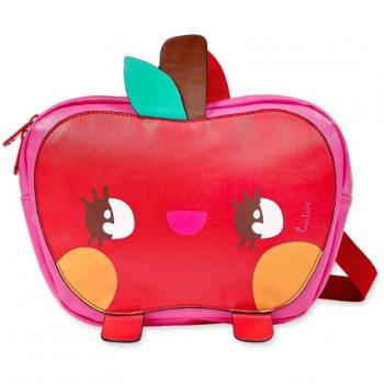 Mochila de bebé niña en forma de manzana con asas ajustables