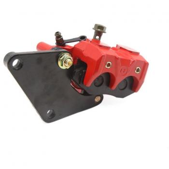 sourcingmap® Conjunto de la bomba de metal rojo Accesorio de Motocicleta scooter Negro freno trasero Pieza Recambio para Moto Yamaha ZY125