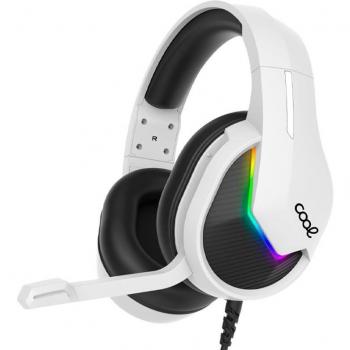 Auriculares Gaming Multiplataforma 7.1 Iluminados Cool Storm Blancos