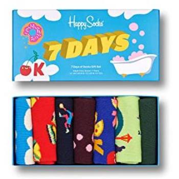 Set de Regalo de Calcetines 7-Pack para Cada Día - Estampados Diversos Talla 36-46