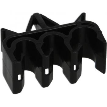 Fijación ROMIX ROM C60556 - Grapa de 2 piezas, alta resistencia, compatible con diversas aplicaciones de sujeción