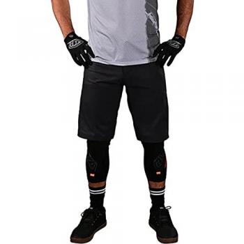 Troy Lee Designs Pantalones Cortos Skyline Shell Ultra Transpirables y Livianos para Ciclismo en Color Negro, Talla 36
