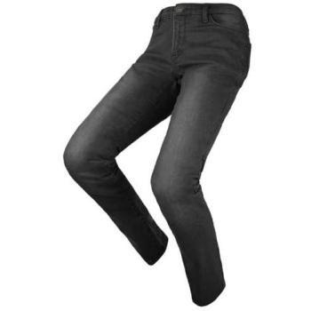 Pantalón Vaquero Moto Route II Lady Negro XS - By City, Denim Resistente a la Abrasión con Tecnología de Hilo Recubierto y Cinco Bolsillos Exteriores