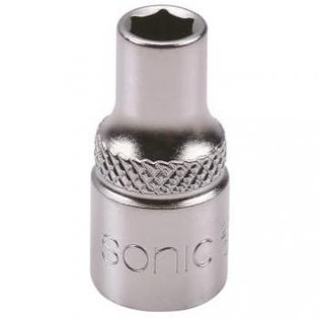 Toma hexagonal de 1/4 SONIC 21506, vaso hexagonal de 6mm, longitud 25 mm