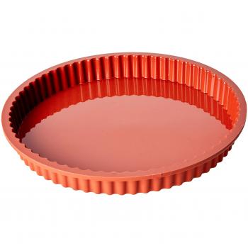 Moule de Tarte en Silicone 26 cm Antiadherente con Anillo de Soporte - Silikomart