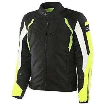 OJ ATTITUDE - Chaqueta 4 estaciones para moto amarillo neón XL
