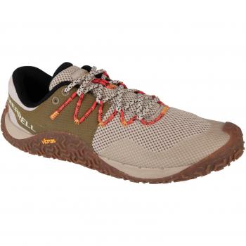 Merrell Trail Glove 7 Zapatillas para correr beige para hombre, ligeras, minimalistas, con diseño de perfil bajo, transpirables, suela Vibram para tracción y agarre en terrenos irregulares