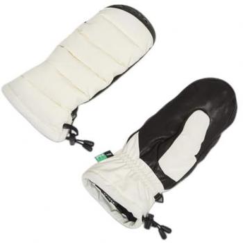 Manoplas Oakley B1B Winter para mujer, color blanco y negro, talla M