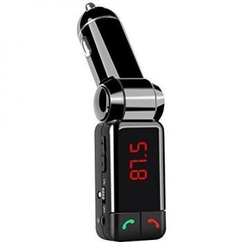 Sytech SY1534 - Transmisor FM, Color Negro