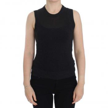 Dolce & Gabbana Black Sleeveless Crewneck Vest Pullover - IT36|XXS
