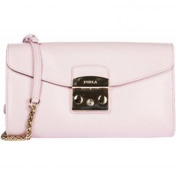 Furla Pochette a tracolla Metropolis in pelle rosa