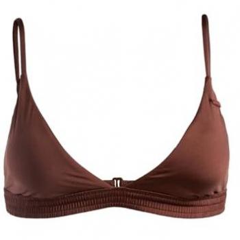 Top de bikini Roxy Silky Island marrón mujer - XL