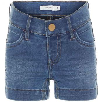 Pantalones shorts color azul para niña Name It NMFSALLI