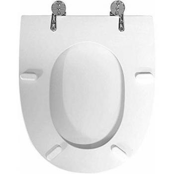 Asiento de Inodoro Marly 2 con Fijación Vertical, Blanco
