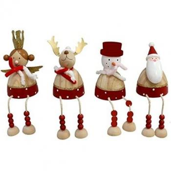 Figura Roja Navidad Sentada 17x6cm Surtido A Elegir 1
