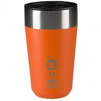 Taza Térmica de Acero Inoxidable Aislada al Vacío 360 Degrees 475 ml Naranja