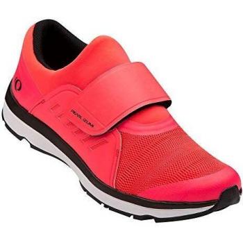 PEARL IZUMI Women's Vesta Studio Cycling/Spin Shoe, Black/Atomic Red, 40