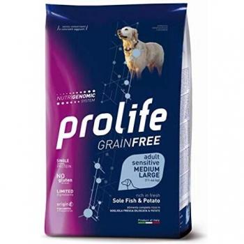 Dog Prolife Grainfree Sensitive Medium/Large Fish & Potato - 2 x 10 kg Pack