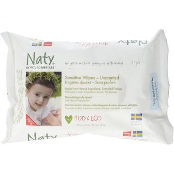 Nature Babycare - Toallitas desechables, 56 unidades
