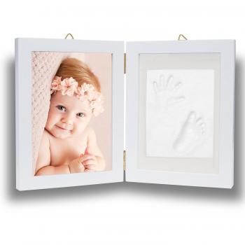Pootack Marco Foto Huella Bebé Regalo Original Bebé para Recién Nacido - Blanco