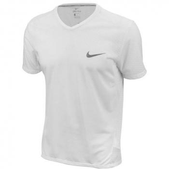Nike M NK Brthe SS Tailwind CLV Camiseta, Hombre, Blanco