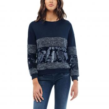 Salsa Sudadera con Rayas y Brillo
