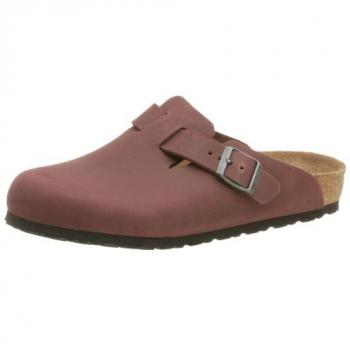 Birkenstock Arizona Big Buckle Women's Oiled Leather Sandals - Burgundy Red