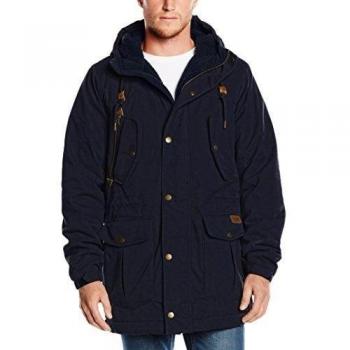 Volcom Starget Parka - Chaqueta para hombre, Azul Marino, Large