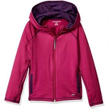 Amazon Essentials Full-Zip Active Jacket, outerwear-jackets Niñas, Fucsia, 95 cm