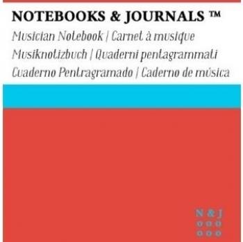 Cuaderno de Música Notebooks & Journals, Pocket, Coral, Tapa Blanda: