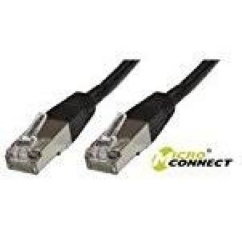 Microconnect SSTP CAT6 0.5M Cable de Red Negro, S/FTP (S-STP), LSZH, 0.5 Metros