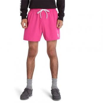 Bañador Corto Timberland Solid Swim para Hombre de Tejido Reciclado Color Very Berry Talla M
