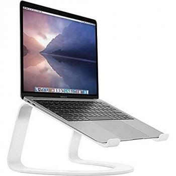 Twelve South Curve for MacBooks and Laptops | Ergonomic Desktop Cooling Stand for Home or Office, White