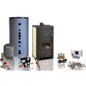 Chimenea Horno wasserführend prity WD W29 Juego completo 37 Kw