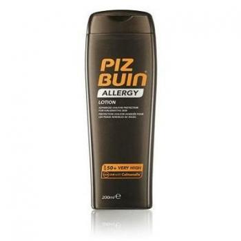 Piz Buin Allergy Loción Solar para Pieles Sensibles SPF 50+ Protección Muy Alta 200ml