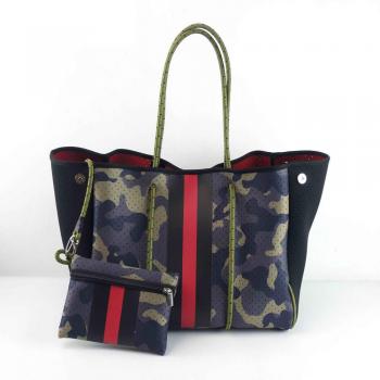 Neoprene Tote Bag with Zipper Pouch - Brooks