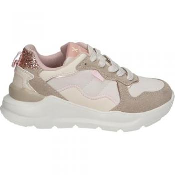 Zapatillas Deportivas para Niña XTI KIDS 151037 Beige con Cordones y Suela Doble, Talla 32 EU