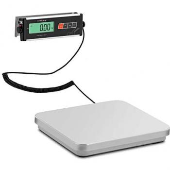 Báscula para paquetería STEINBERG SYSTEMS - Capacidad de 60 kg - Precisión de 0,02 kg - Dimensiones de 35,5 x 40,5 cm - Pantalla LCD externa -