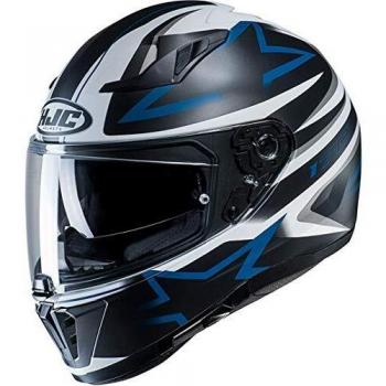 Casco de moto HJC i70 CRAVIA MC2SF, Negro/Azul, S