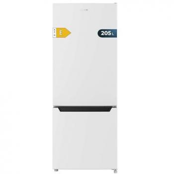 Frigorífico Combi Cecotec Bolero CoolMarket 205 DF Blanco E, 205 L, DeFrost, Enfriamiento Rápido, Puerta Reversible, LED Interior